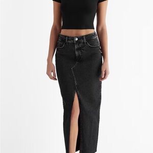 Express Black Maxi Skirt